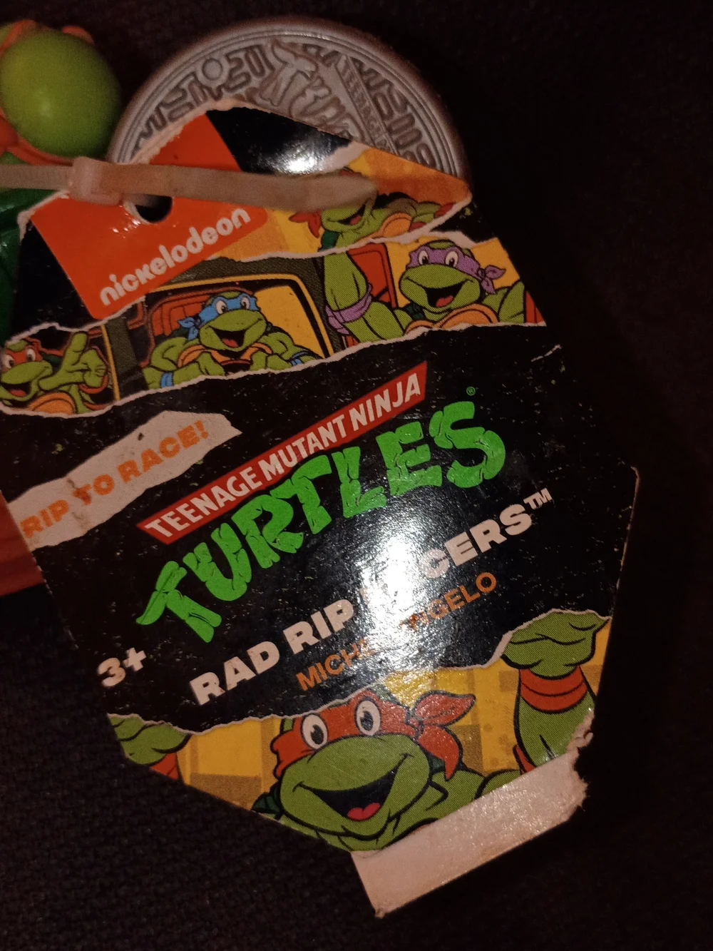 Teenage Mutant Ninja Turtles NWT Rad Rip Racers Michelangelo Figure